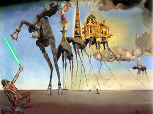 Saldador Dalí - " Temptation of Jedi"